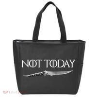 We Say Not Today God of Death Dagger Tote Bag thumb 0