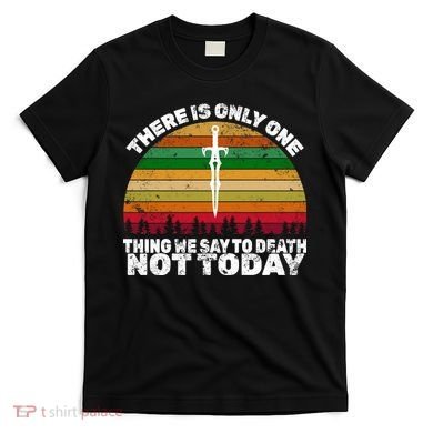 We Say Not Today To Death Retro T-Shirt