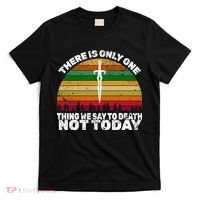 We Say Not Today To Death Retro T-Shirt thumb 0