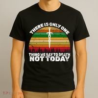 We Say Not Today To Death Retro T-Shirt thumb 3
