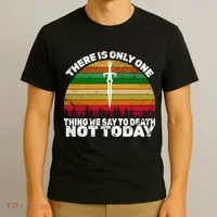 We Say Not Today To Death Retro T-Shirt thumb 3
