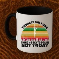 We Say Not Today To Death Retro Coffee Mug thumb 2