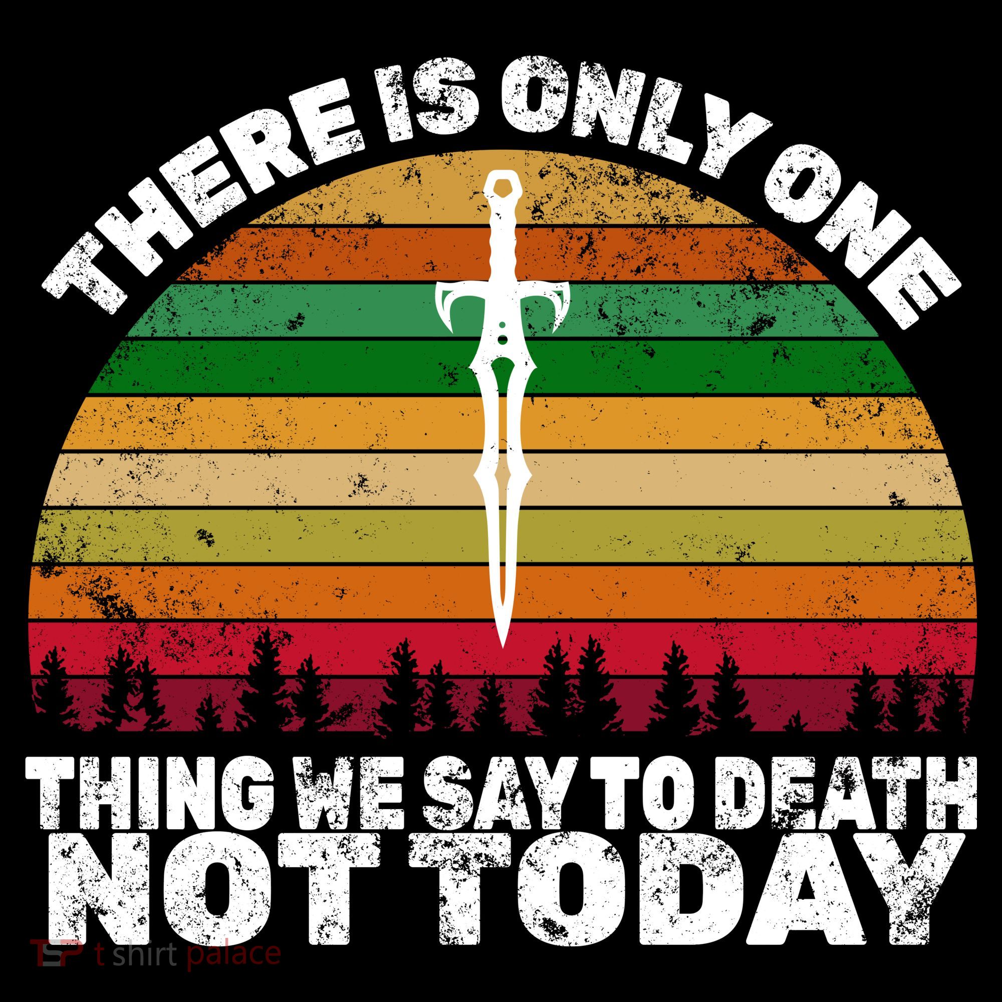 We Say Not Today To Death Retro Ornament