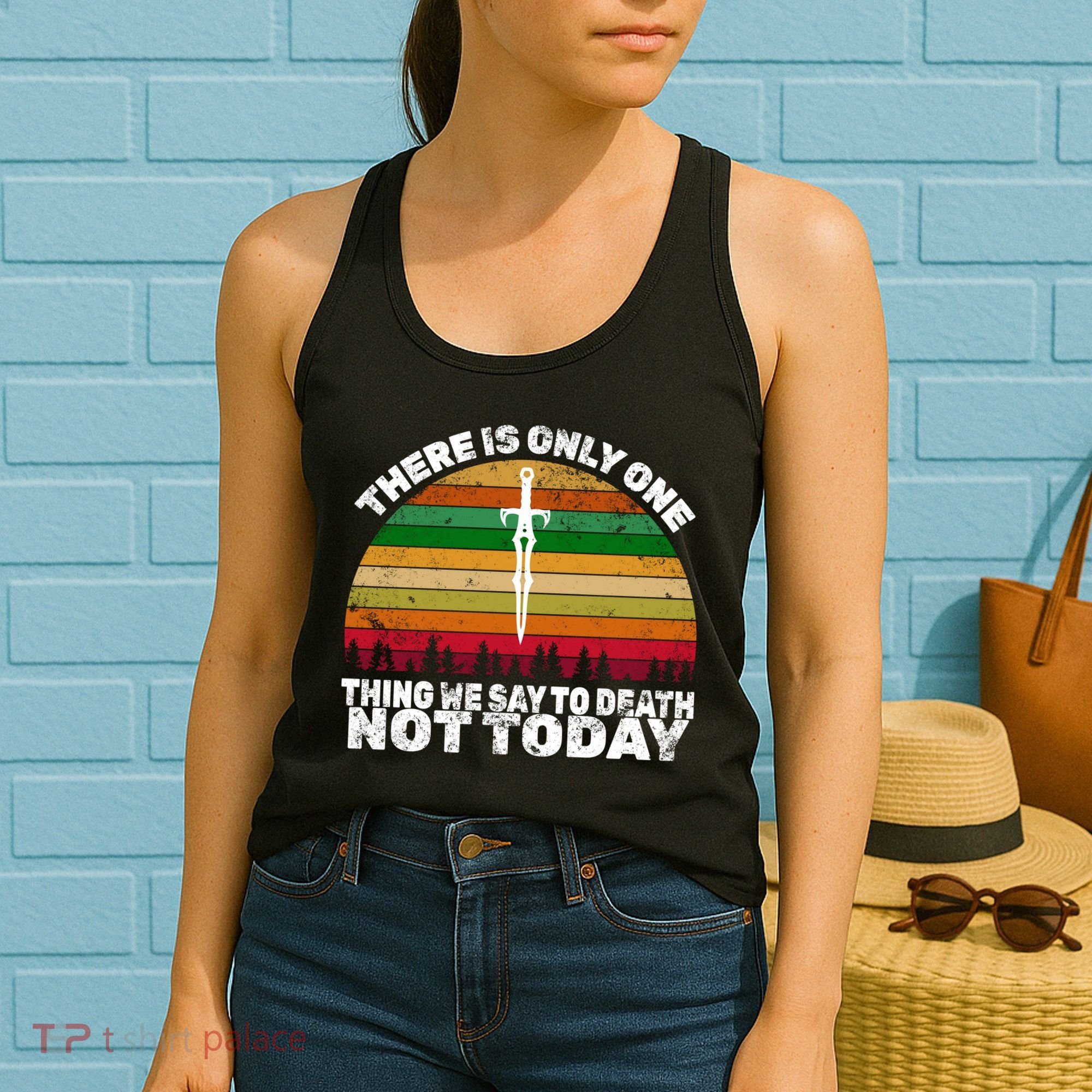 We Say Not Today To Death Retro Women's Tank Top