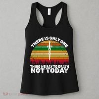 We Say Not Today To Death Retro Women's Tank Top thumb 3