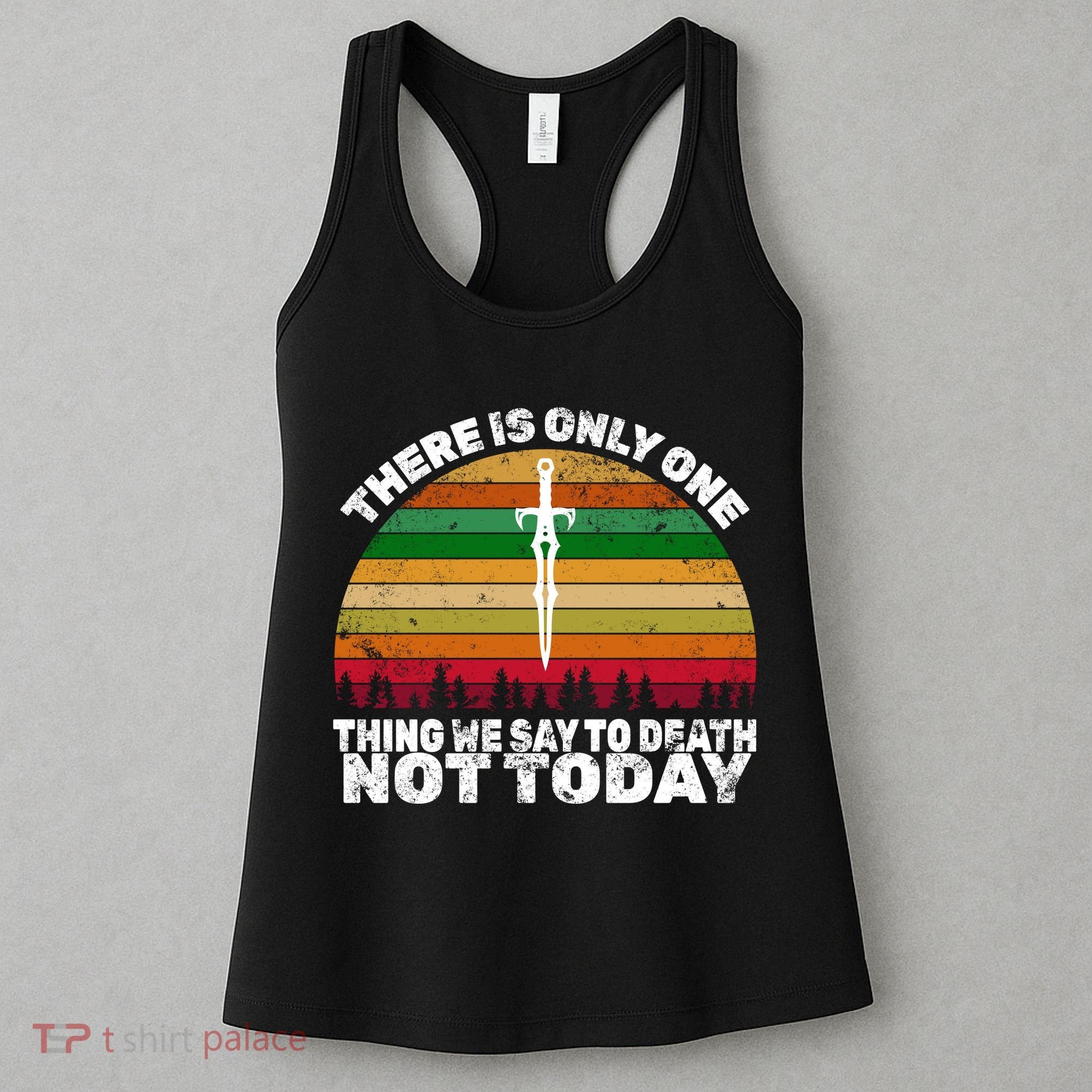 We Say Not Today To Death Retro Women's Tank Top