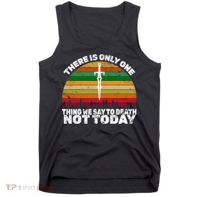 We Say Not Today To Death Retro Tank Top