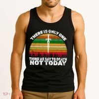 We Say Not Today To Death Retro Tank Top thumb 3