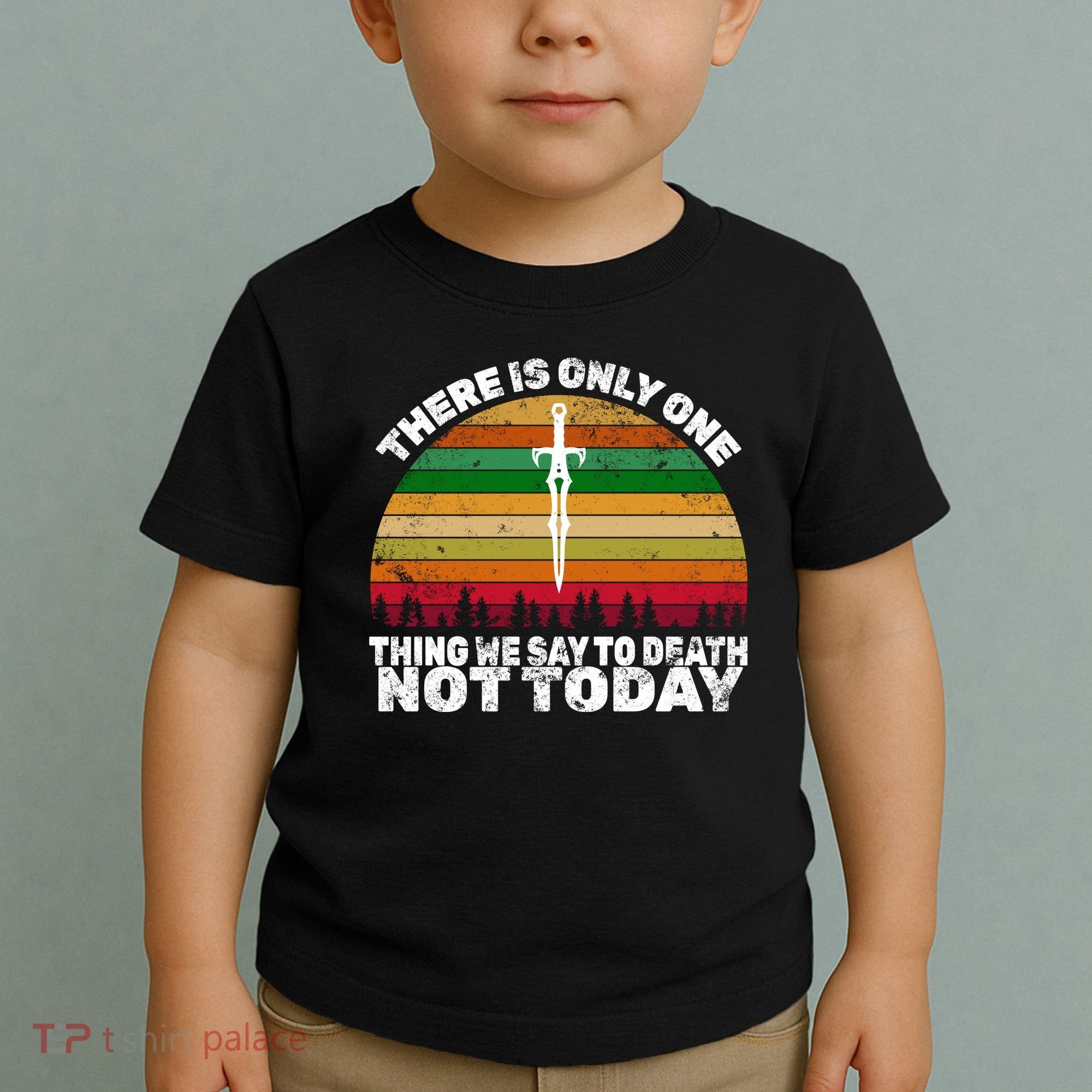 We Say Not Today To Death Retro Toddler T-Shirt