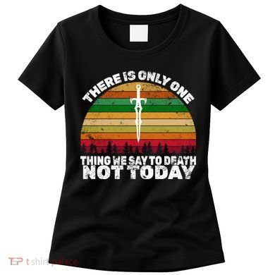We Say Not Today To Death Retro Women's T-Shirt