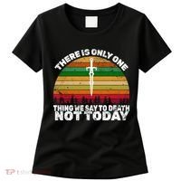 We Say Not Today To Death Retro Women's T-Shirt thumb 0