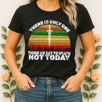 We Say Not Today To Death Retro Women's T-Shirt thumb 2