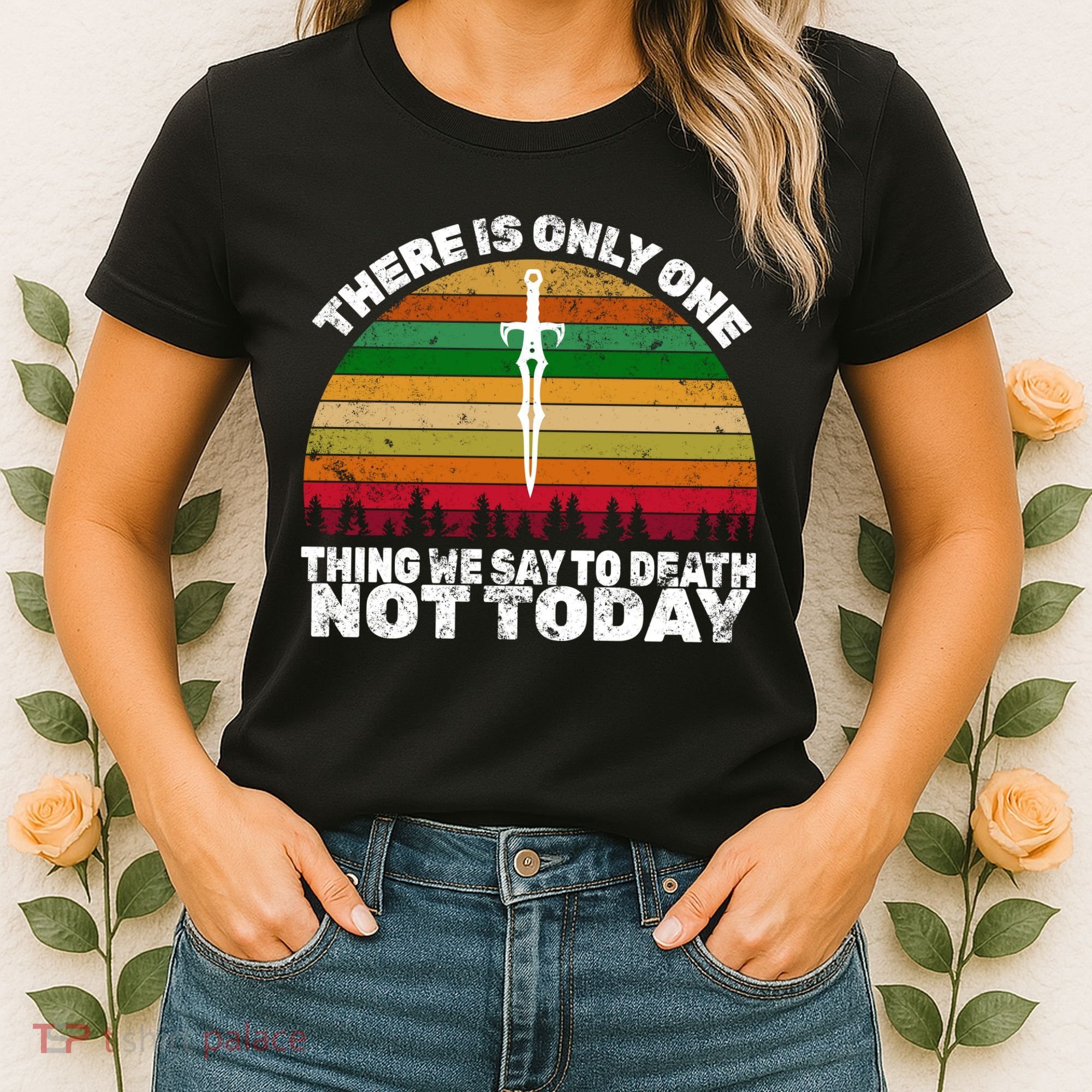We Say Not Today To Death Retro Women's T-Shirt