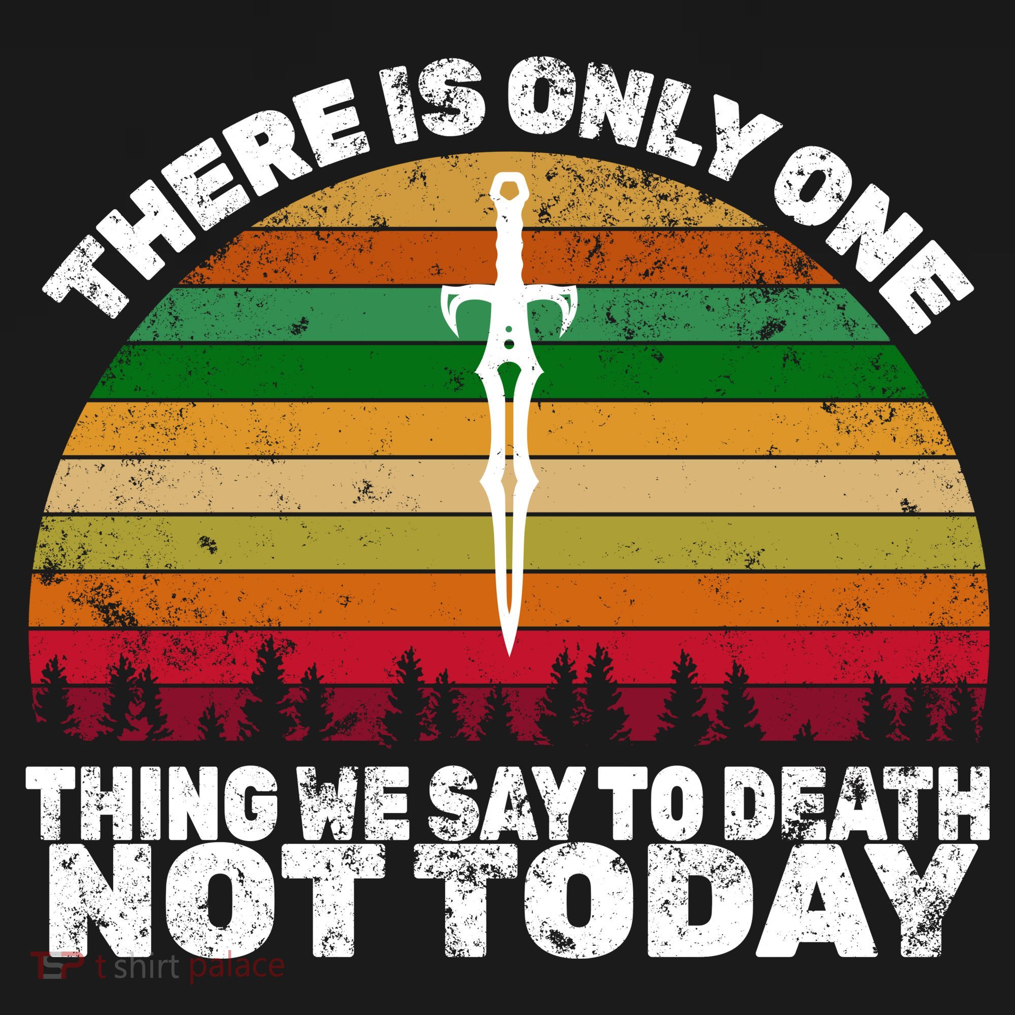 We Say Not Today To Death Retro Kids Long Sleeve Shirt