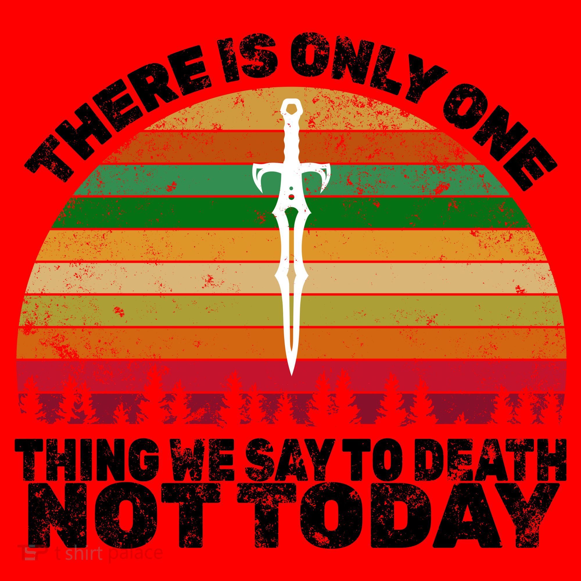 We Say Not Today To Death Retro Santa Hat