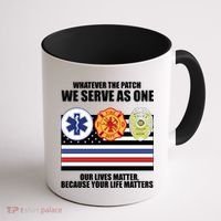 We Serve As One Our Lives Matter Coffee Mug thumb 1