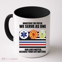 We Serve As One Our Lives Matter Coffee Mug thumb 0