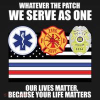 We Serve As One Our Lives Matter Ornament thumb 1