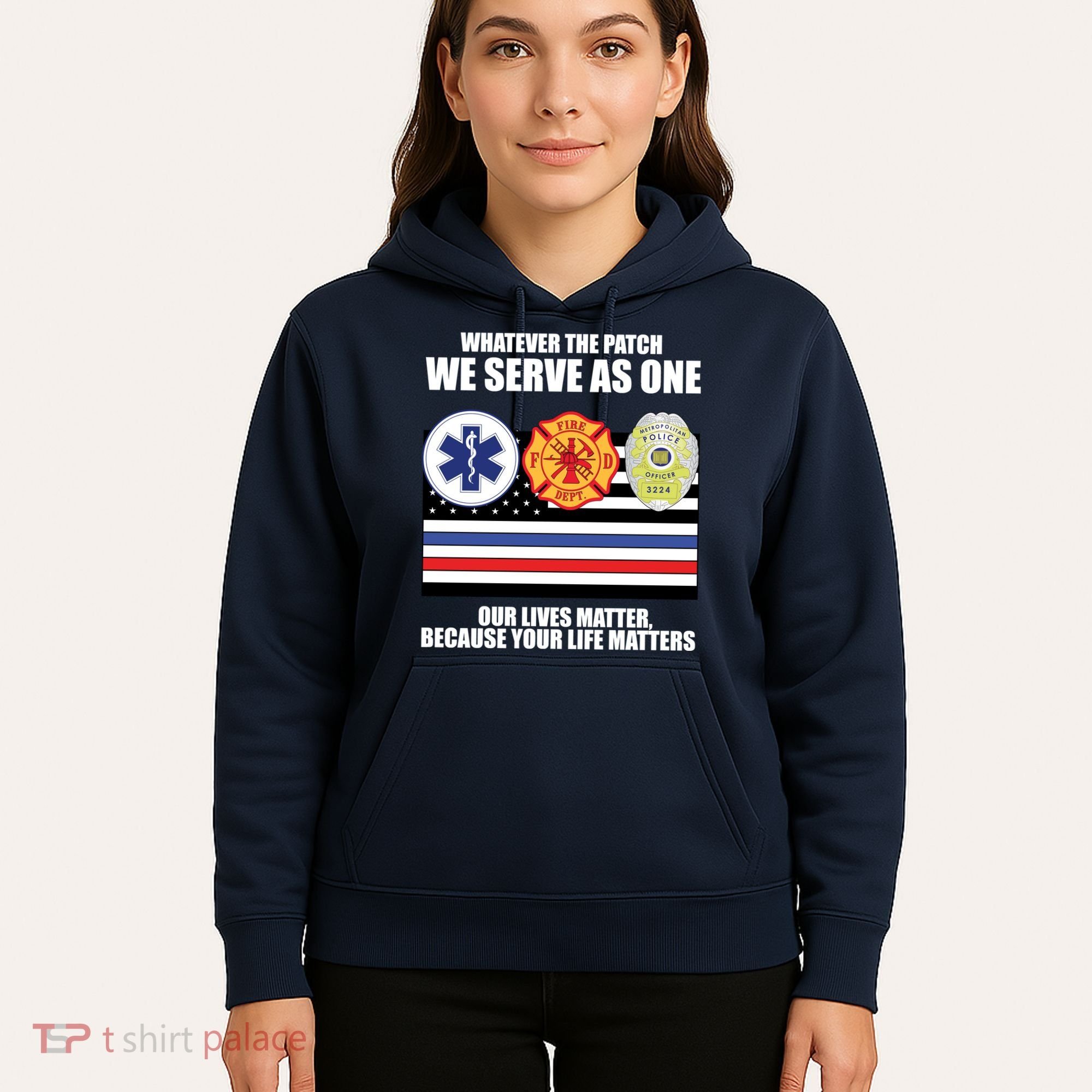 We Serve As One Our Lives Matter Hoodie