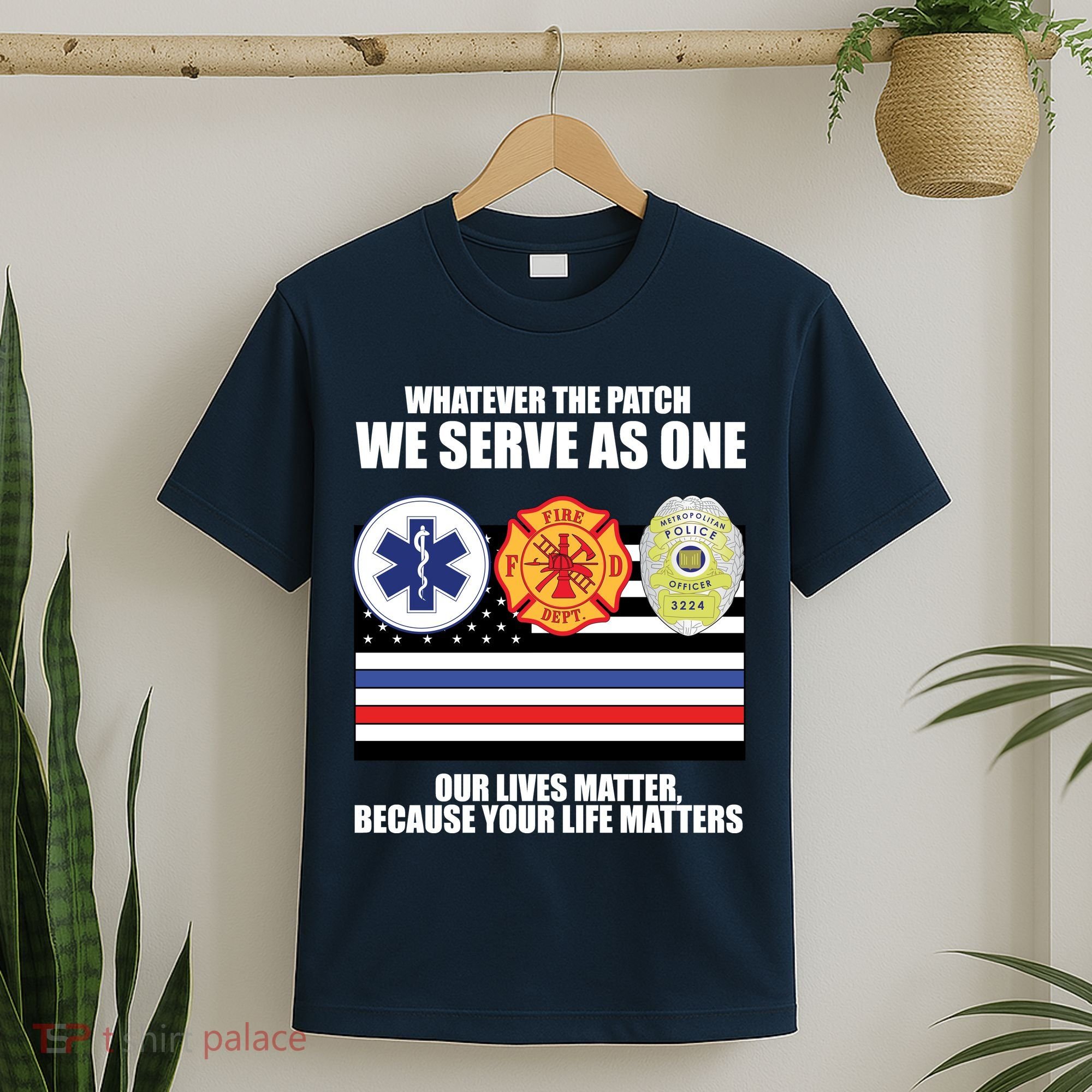 We Serve As One Our Lives Matter T-Shirt