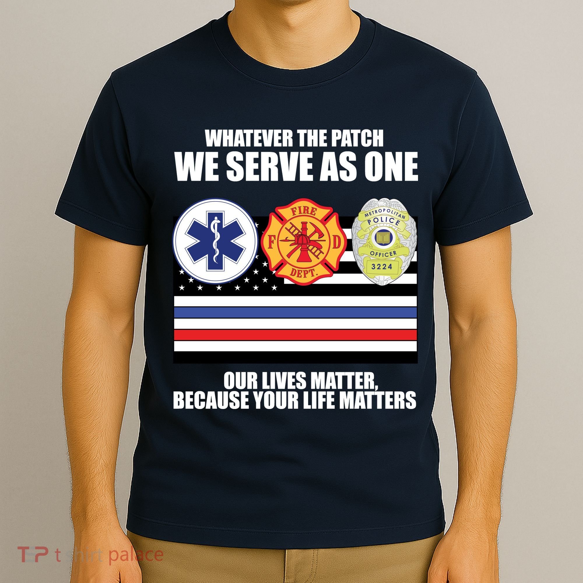 We Serve As One Our Lives Matter T-Shirt