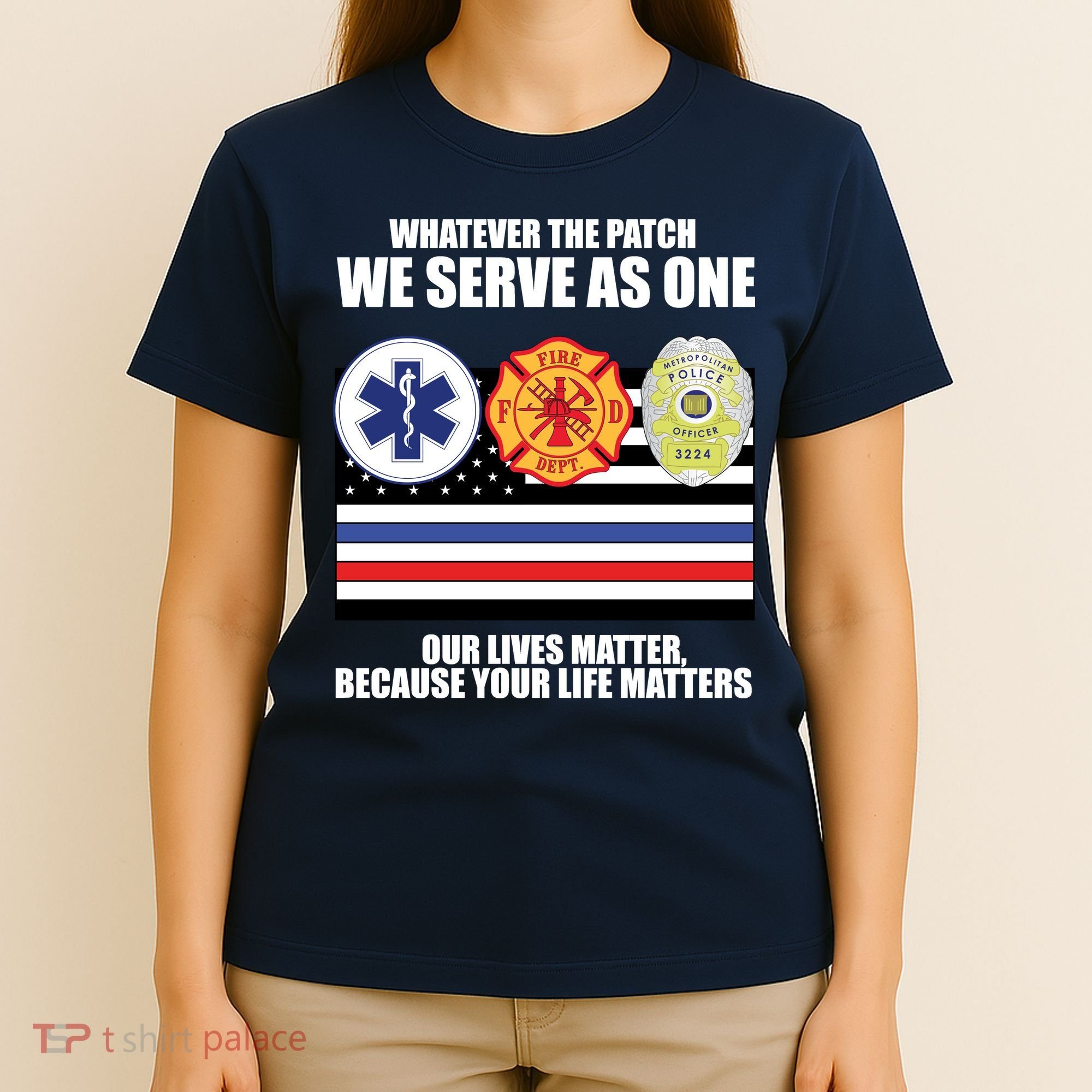 We Serve As One Our Lives Matter T-Shirt