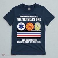 We Serve As One Our Lives Matter T-Shirt thumb 5