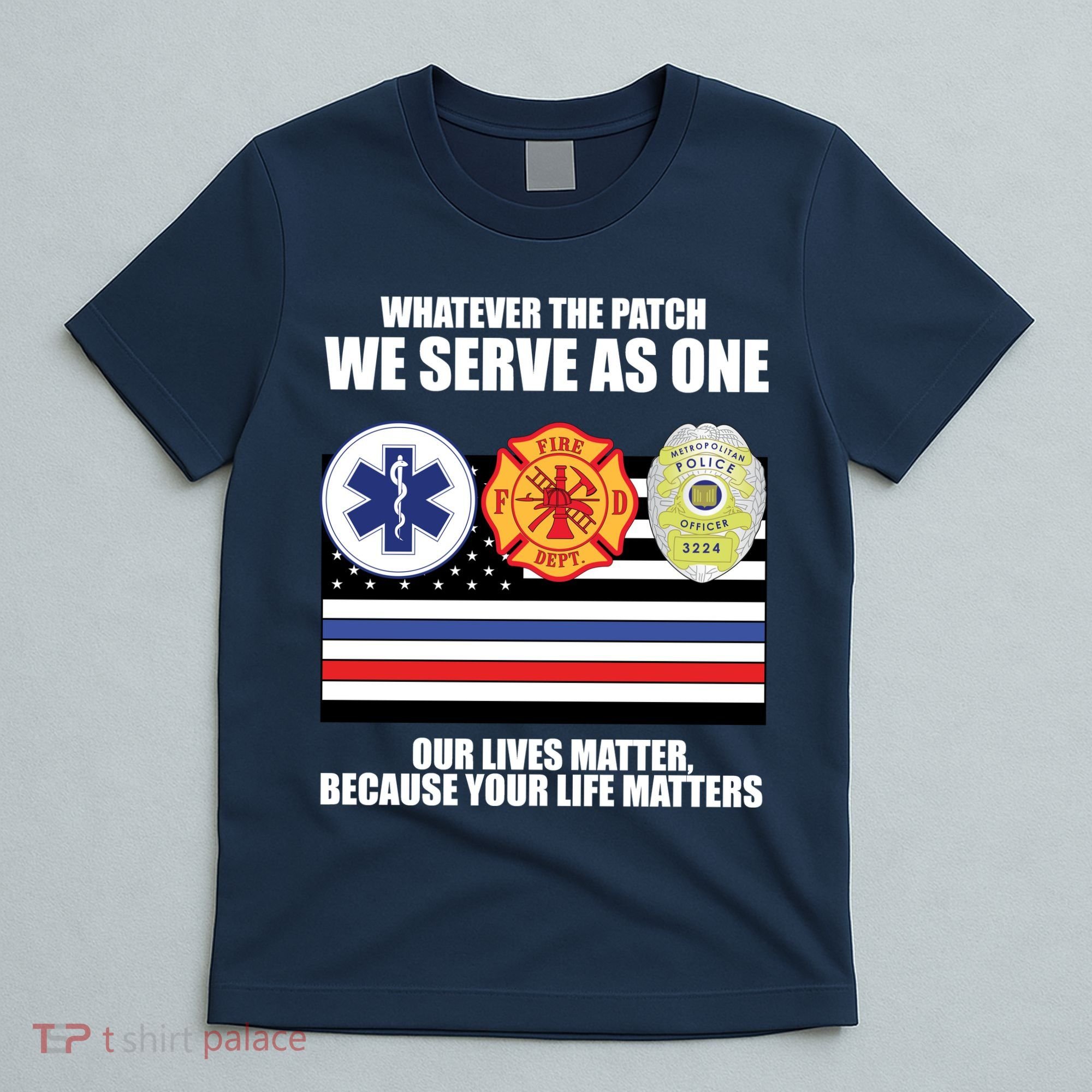 We Serve As One Our Lives Matter T-Shirt