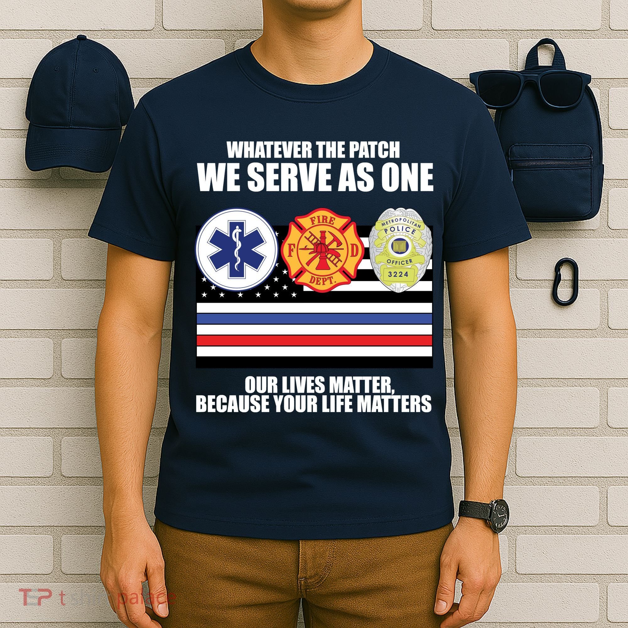 We Serve As One Our Lives Matter T-Shirt