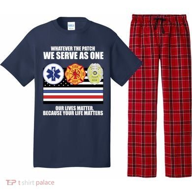 We Serve As One Our Lives Matter Pajama Set