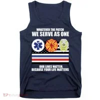 We Serve As One Our Lives Matter Tank Top thumb 0