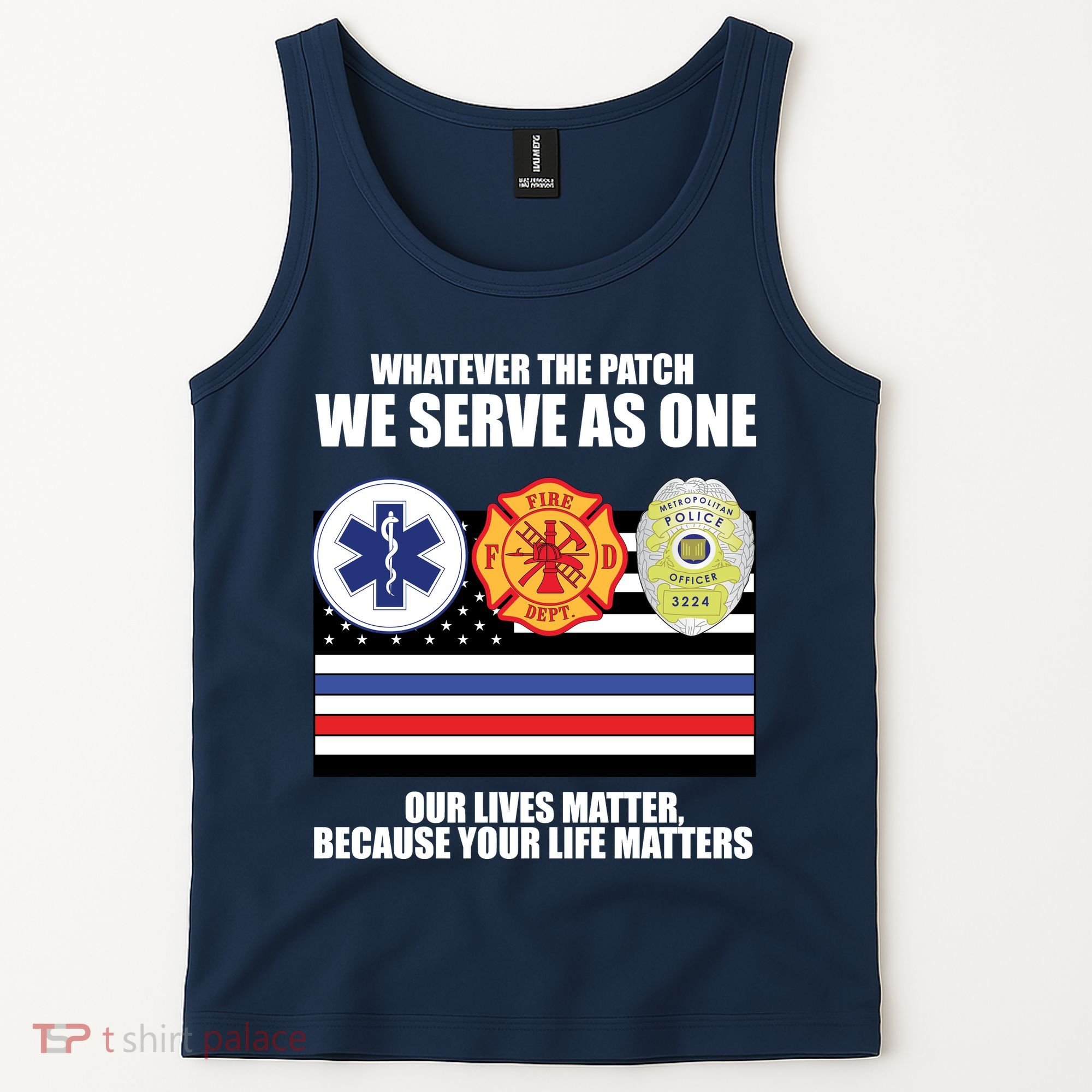 We Serve As One Our Lives Matter Tank Top