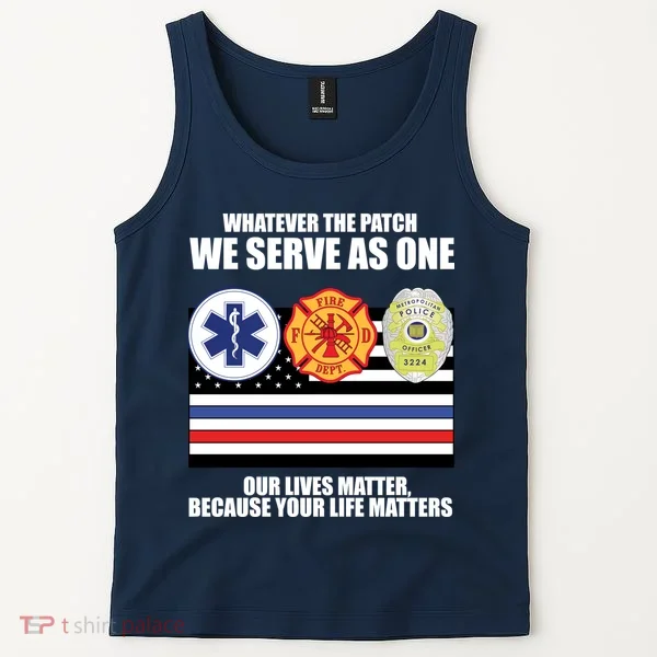 We Serve As One Our Lives Matter Tank Top