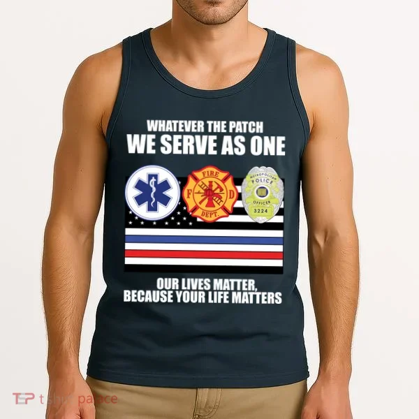 We Serve As One Our Lives Matter Tank Top