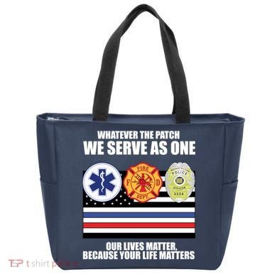 We Serve As One Our Lives Matter Tote Bag