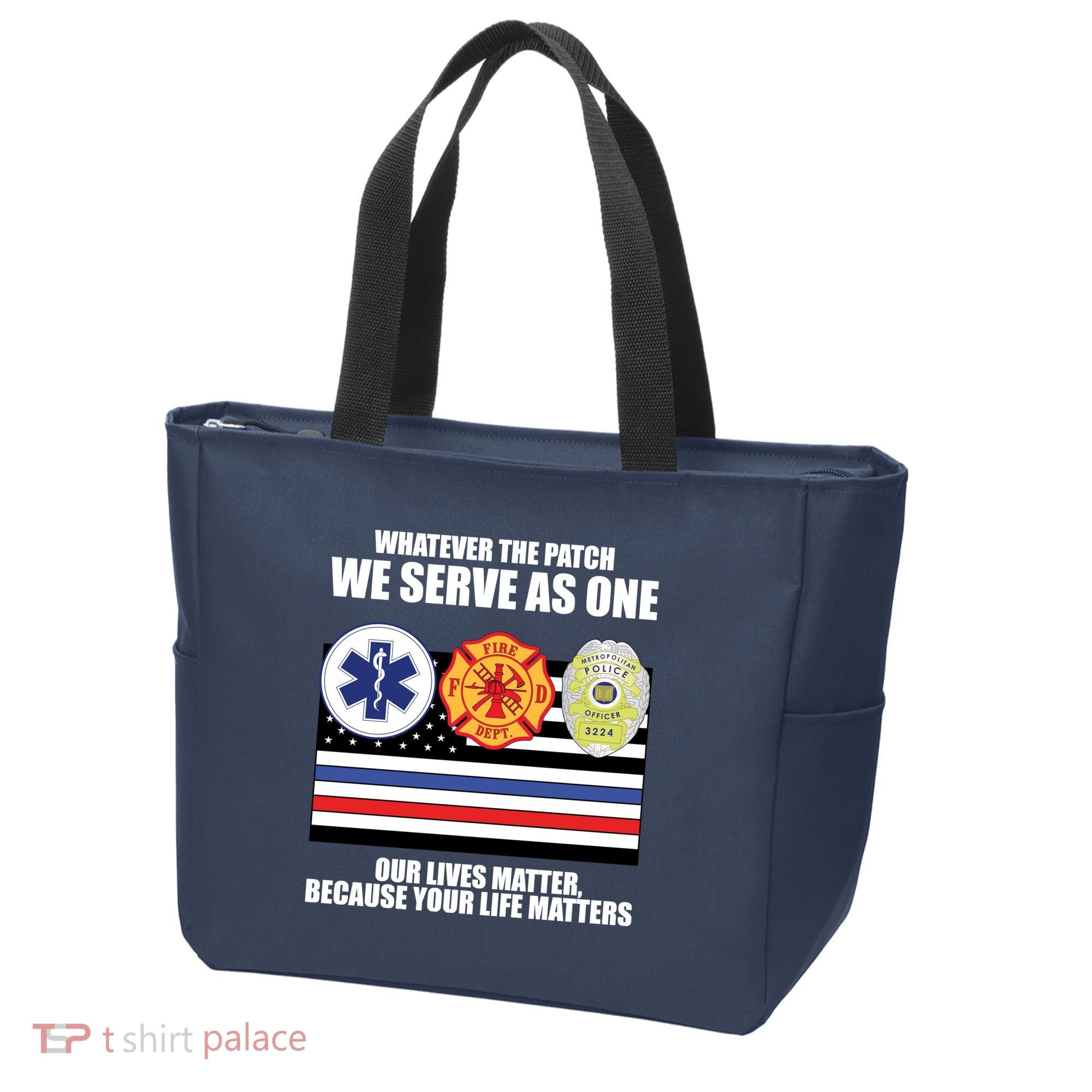 We Serve As One Our Lives Matter Tote Bag