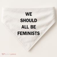 We Should All Be Feminists Women's Rights USA-Made Doggie Bandana thumb 0