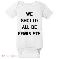 We Should All Be Feminists Women's Rights Baby Bodysuit thumb 0