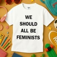 We Should All Be Feminists Women's Rights Kids T-Shirt thumb 3