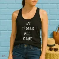 We Should All Care Women's Tank Top thumb 2