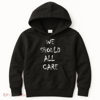 We Should All Care Kids Hoodie thumb 0