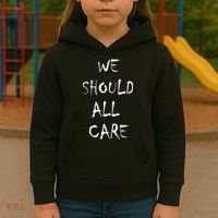 We Should All Care Kids Hoodie thumb 3