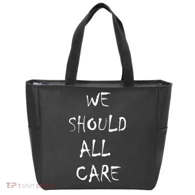 We Should All Care Tote Bag