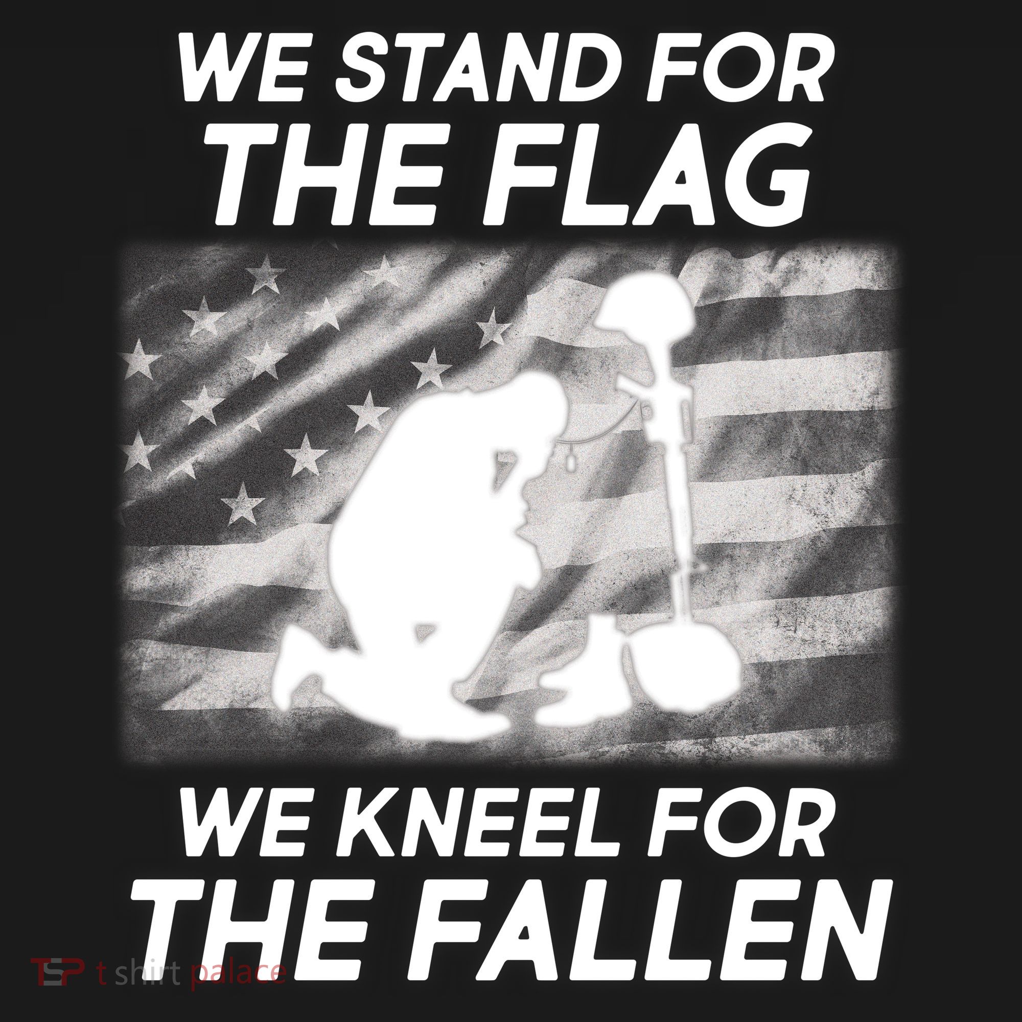 We Stand For The Flag We Kneel For The Fallen Backpack