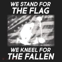 We Stand For The Flag We Kneel For The Fallen Tumbler thumb 3