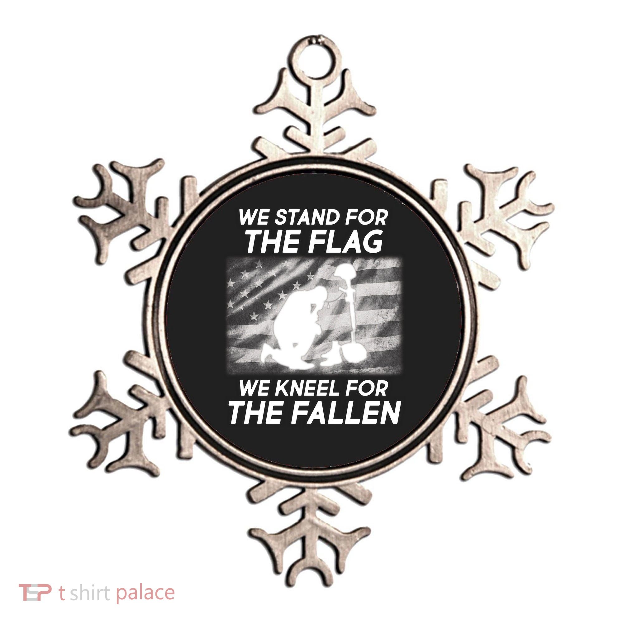 We Stand For The Flag We Kneel For The Fallen Ornament