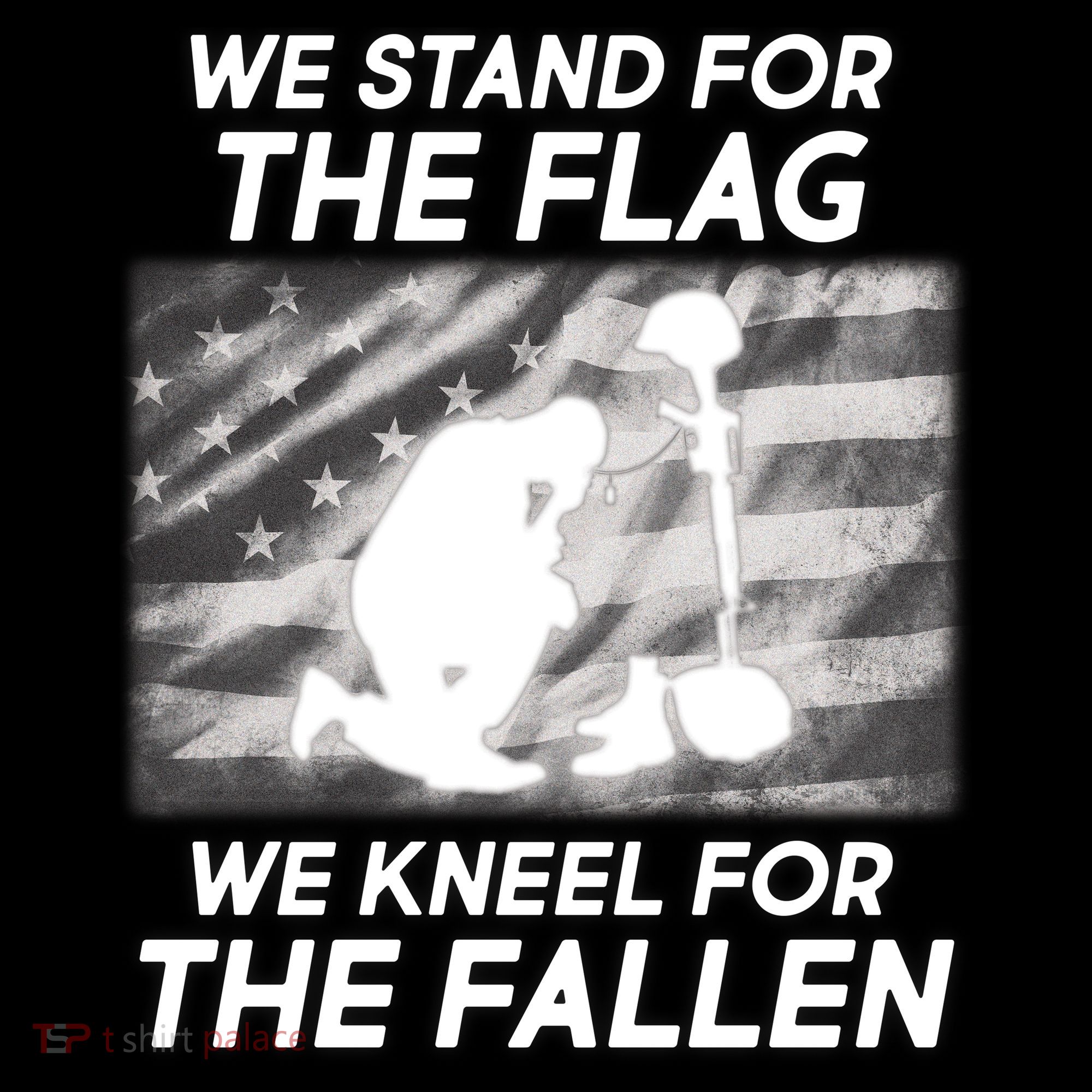 We Stand For The Flag We Kneel For The Fallen Ornament