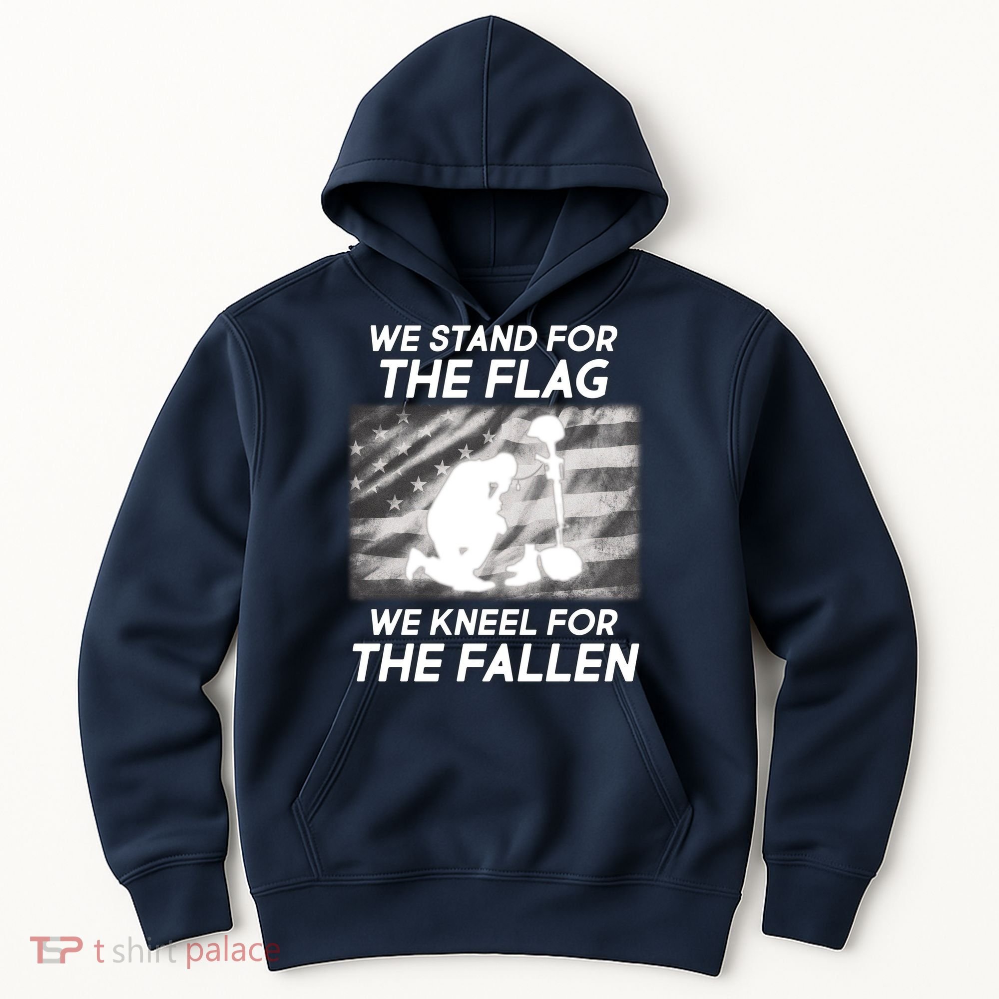 We Stand For The Flag We Kneel For The Fallen Hoodie