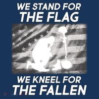 We Stand For The Flag We Kneel For The Fallen Mousepad thumb 1