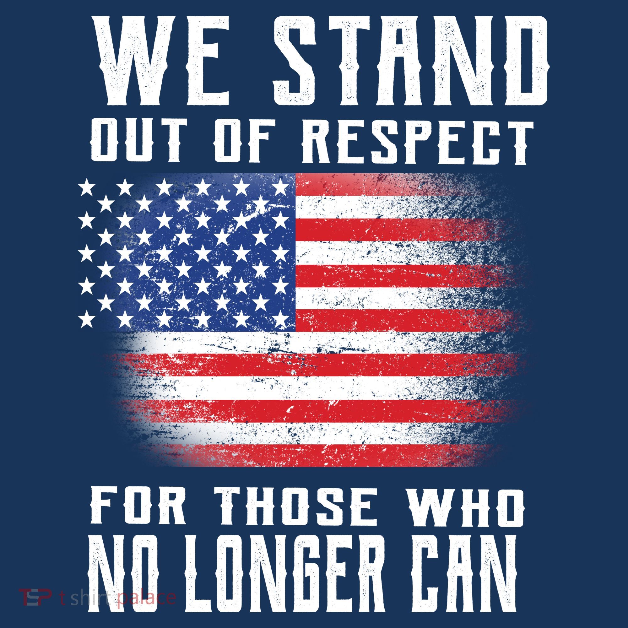 We Stand Out Of Respect For Those Who No Longer Can Apron